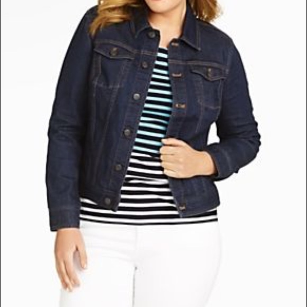 Talbots classic denim jacket